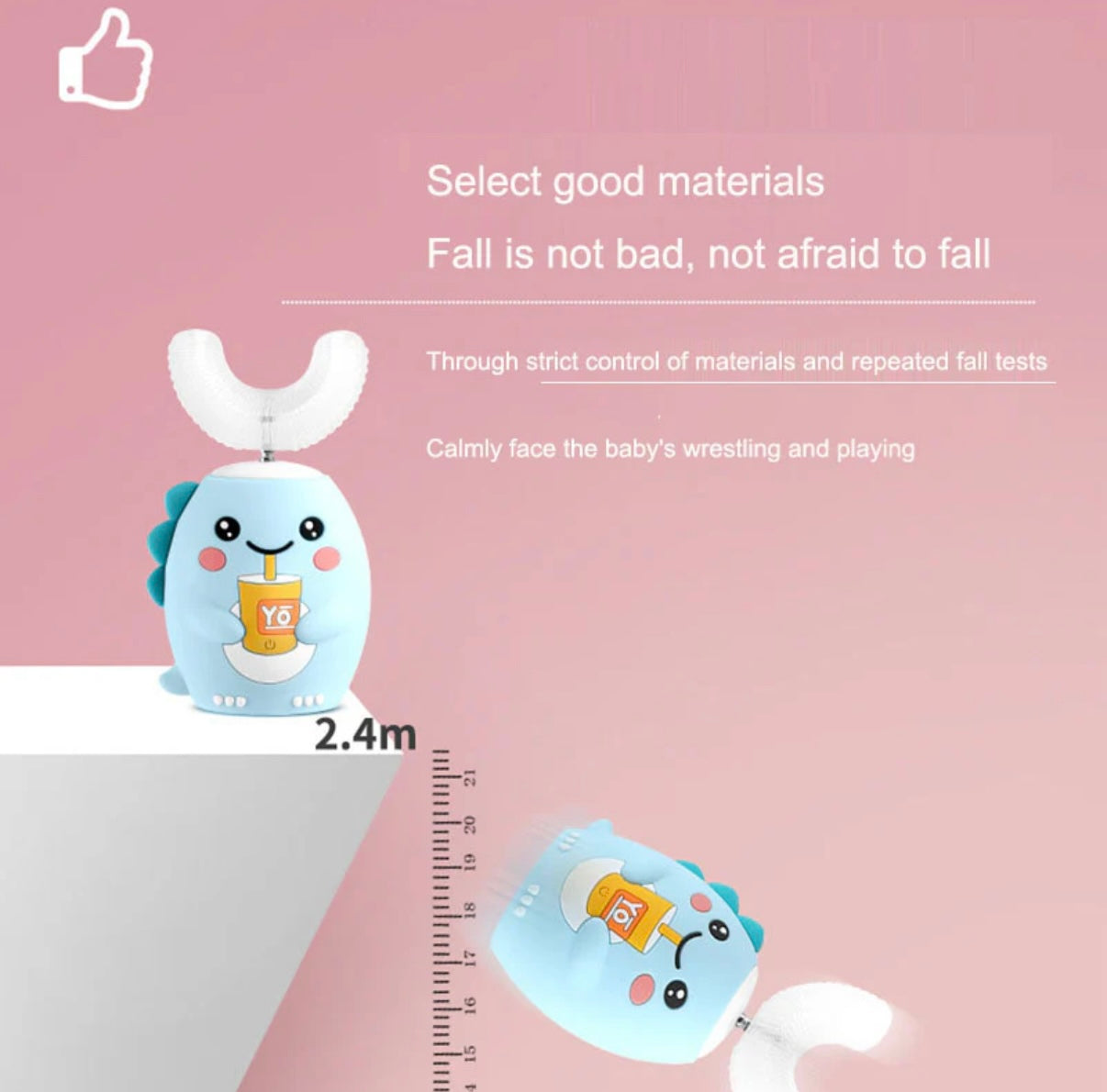 3D Baby-ZahnbĂĽrste aus Silikon